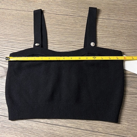 MAJE Button-embellished knitted cropped top sz 3 168$ - Picture 11 of 14